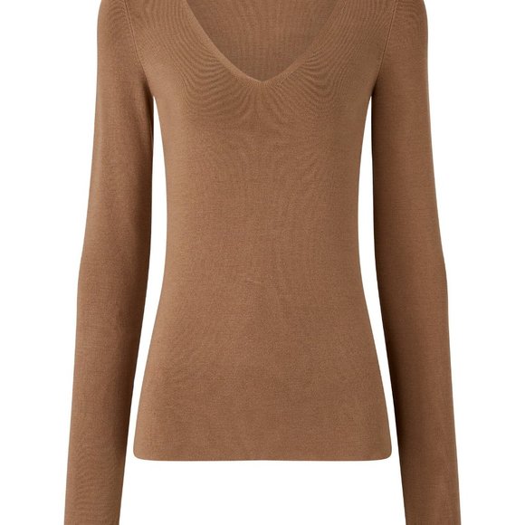 Joseph Silk V Neck Sweater - Picture 1 of 5